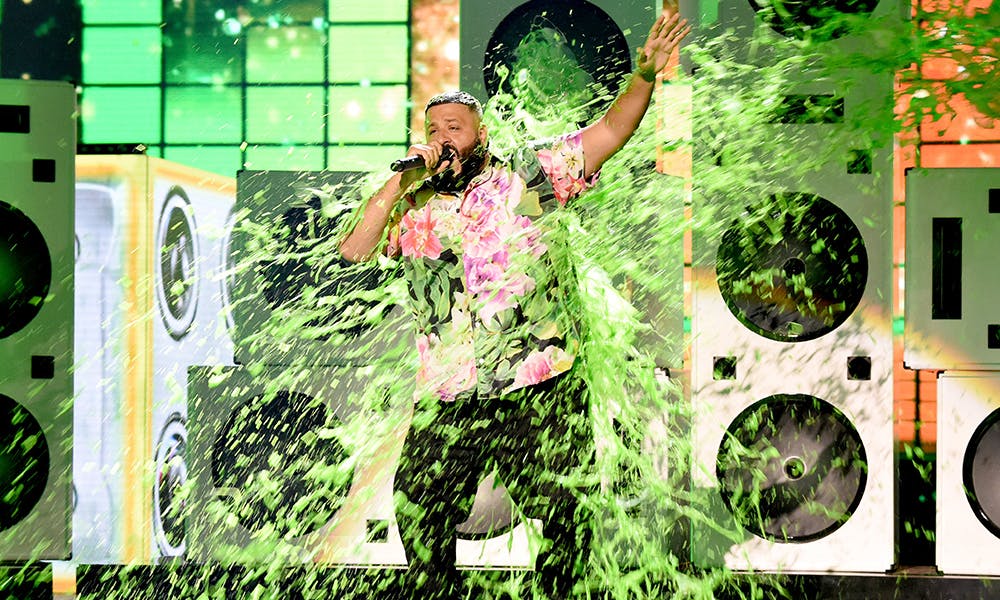 dj khaled slimed nickelodeon watch Father of Asahd