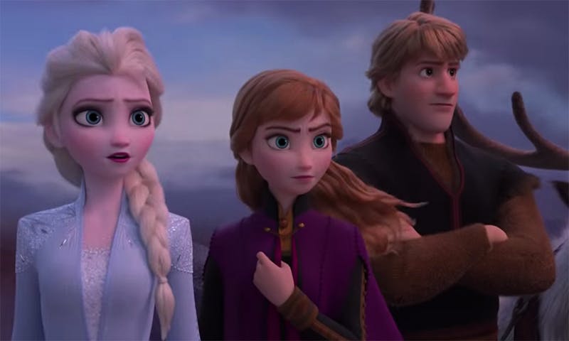 frozen 2 teaser trailer feature disney