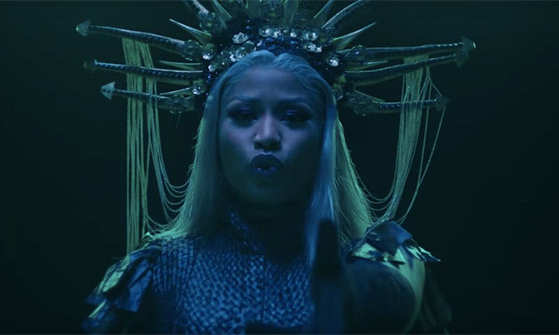 nicki minaj hard white video queen