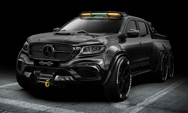 mercedes benz x class carlex design feature mercedes-benz