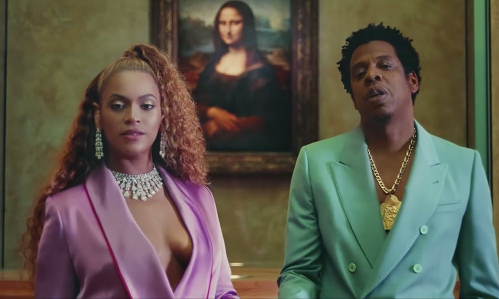 beyonce jay z louvre new visitor record The Carters the louvre