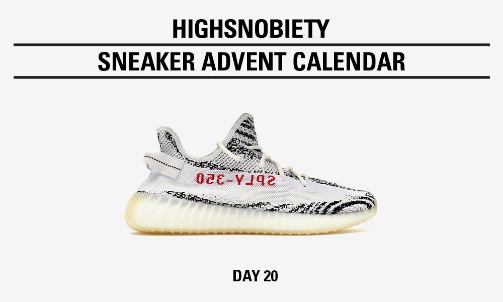 Highsnobiety Advent Calendar adidas YEEZY Boost 350 V2 Zebra