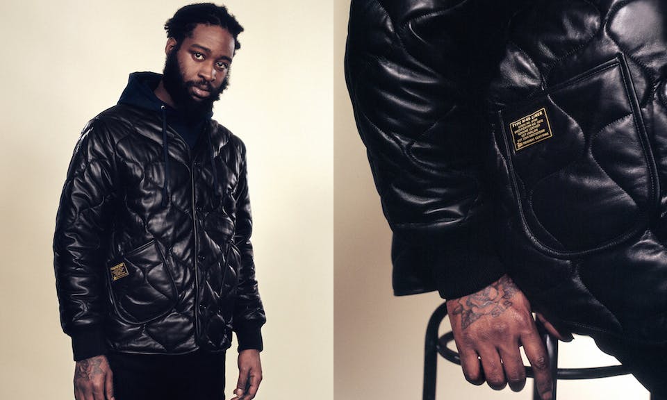 patta m 65 leather liner jacket