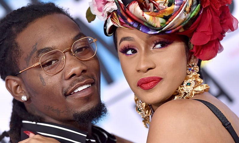 cardi b offset split