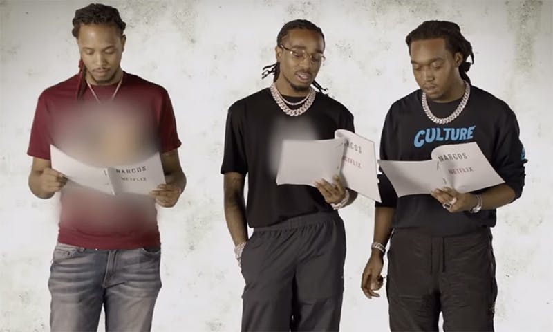 migos narcos mexico script reading feature Narcos: Mexico