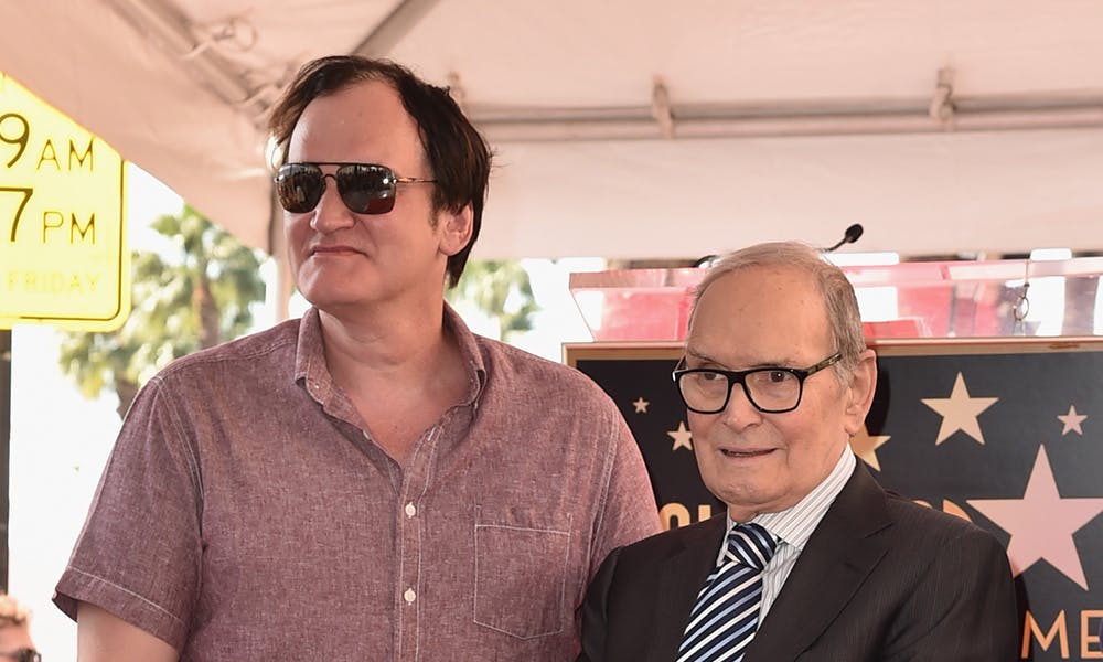 hateful eight composer calls tarantino films trash Ennio Morricone quentin tarantino