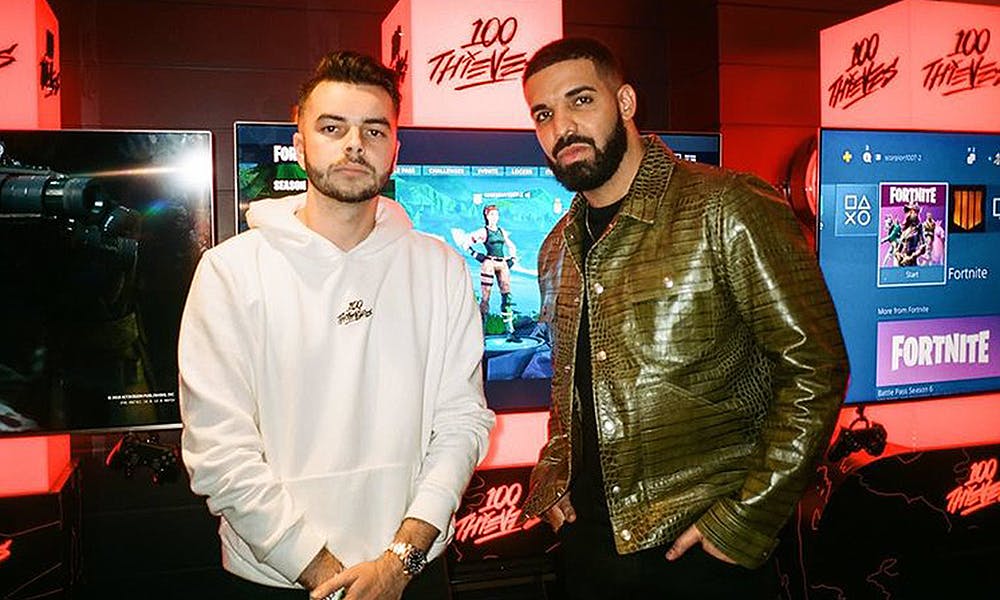 drake e sports investment 100 thieves e-sports scooter braun