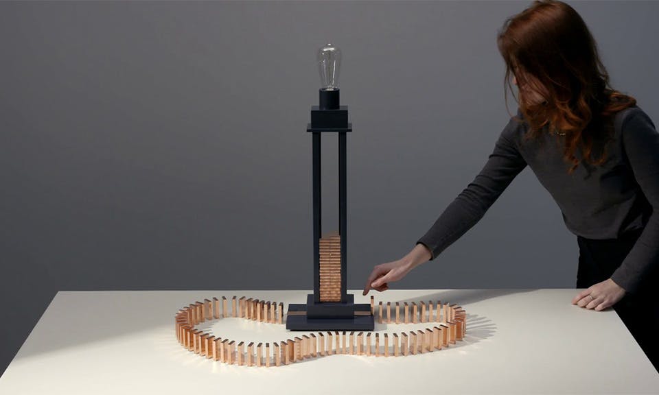 glithero domino light lamp