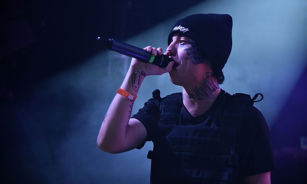 lil xan cancelled show threatened by gunman