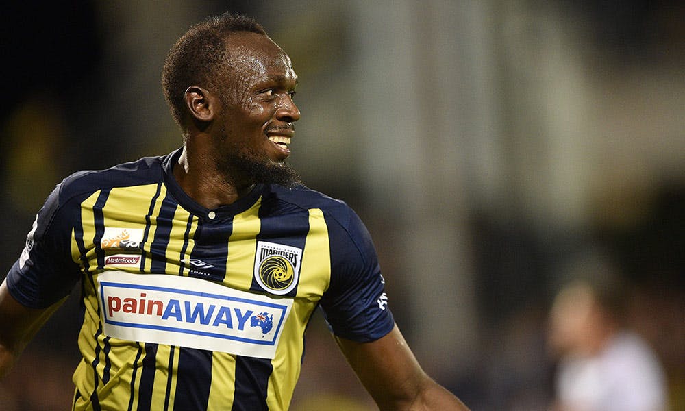 usain bolt scores 2 goals watch here A-League