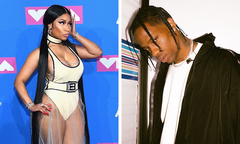 nicki minaj travis scott beef queen radio