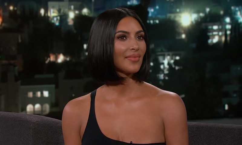 Kim Kardashian Talks Trump & Kanye On Jimmy Kimmel Live