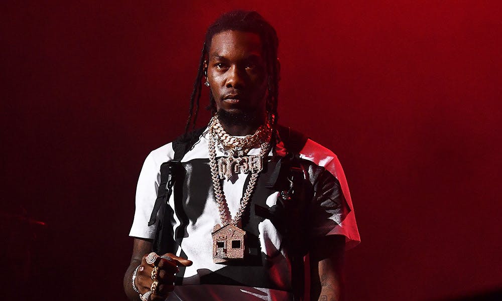 offset arrested felony gun charges Cardi B