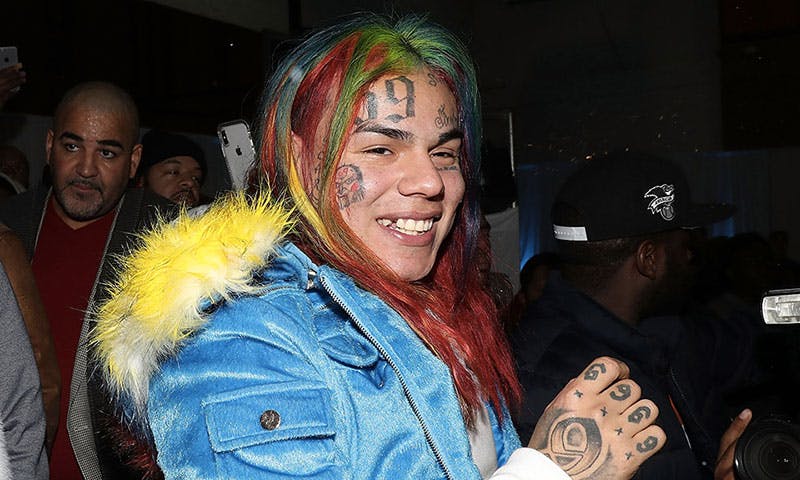 6ix9ine arrested