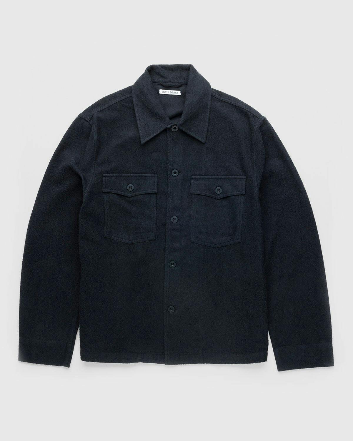 Our Legacy - Evening Coach Jacket Black Brushed - Clothing - Black - Image 1