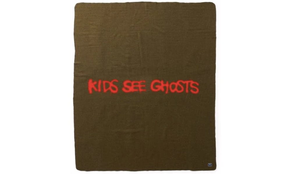 kids see ghosts blanket kanye west kid cudi