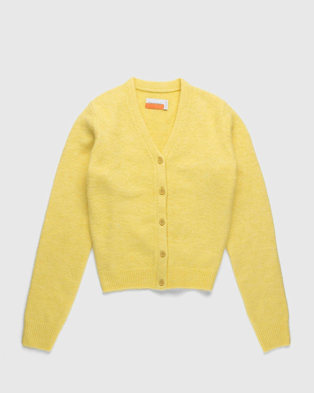 Heron Preston x Calvin Klein - Womens Cardigan Custard - Clothing - Yellow - Image 1