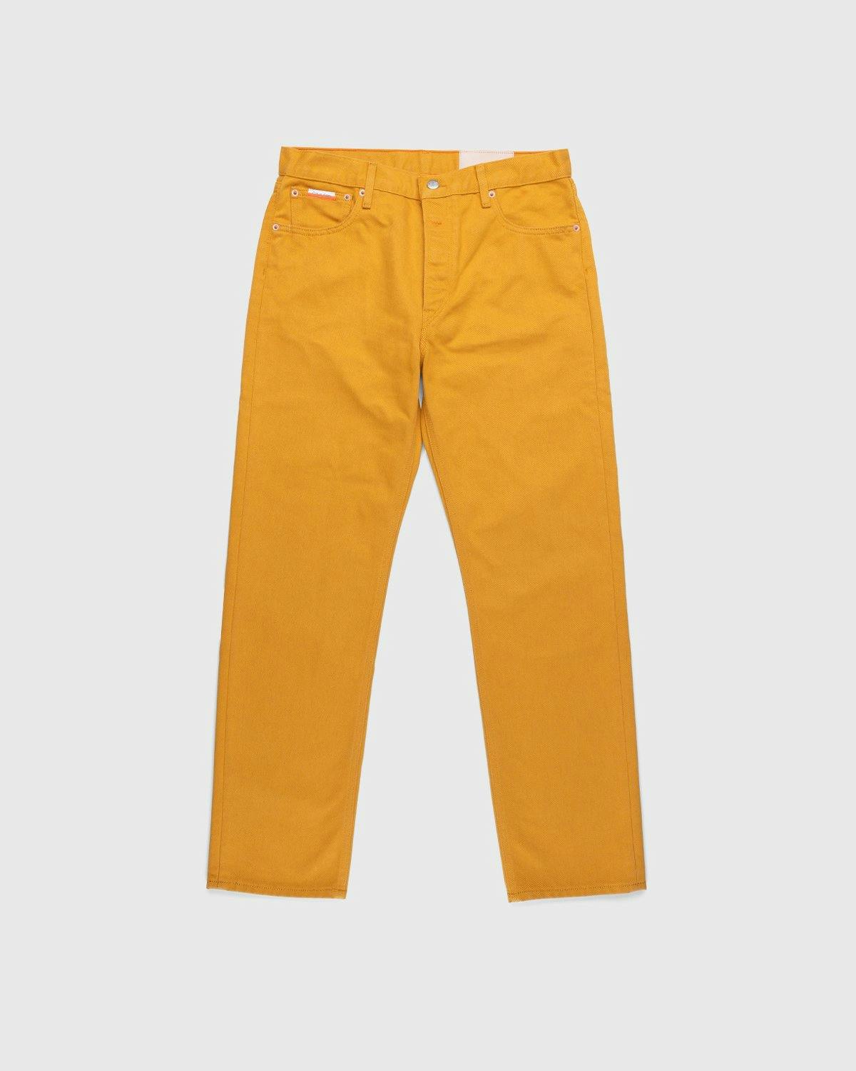 Heron Preston x Calvin Klein - Mens Straight Leg Jeans Radiant Yellow - Clothing - Yellow - Image 1