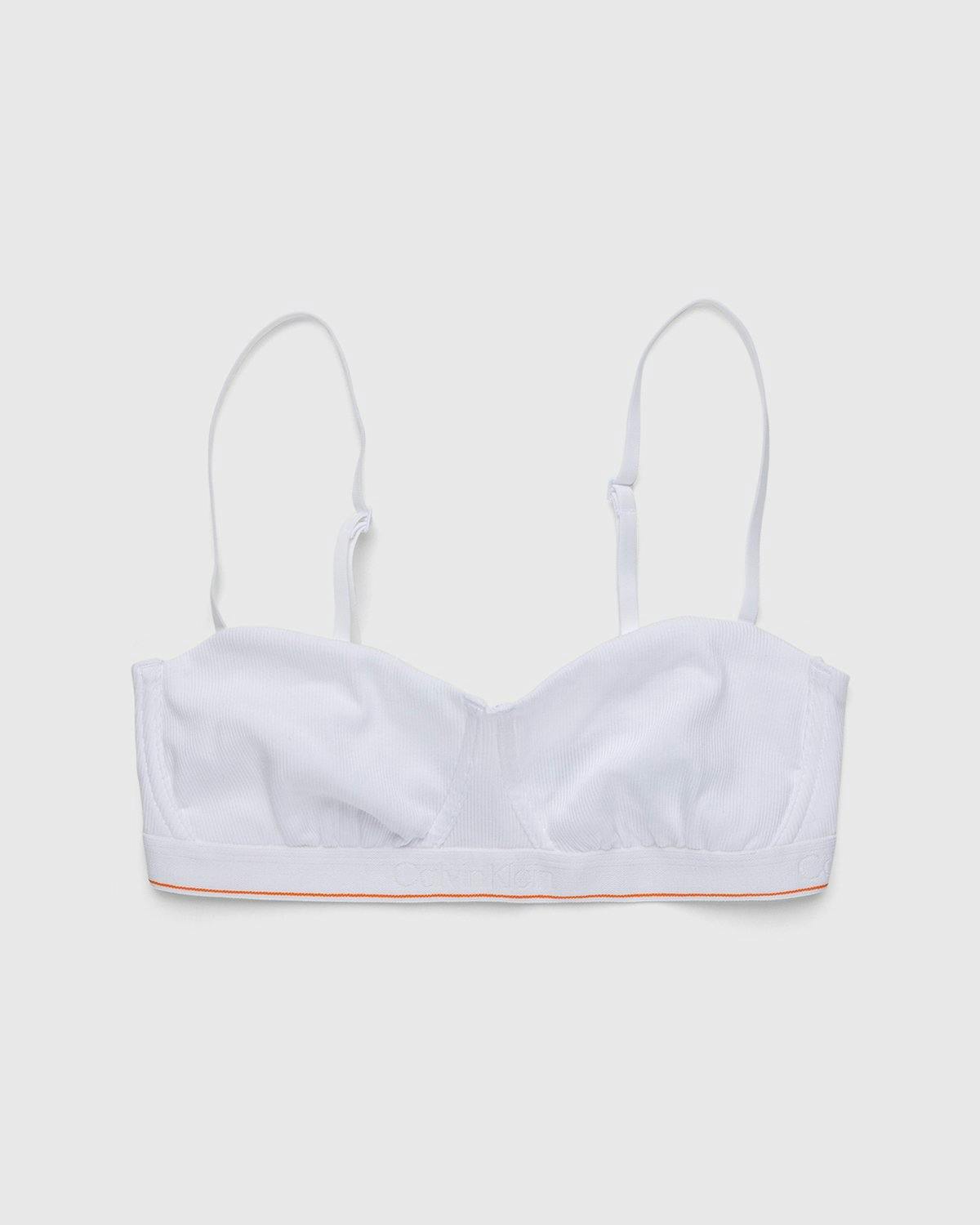 Heron Preston x Calvin Klein - Womens Unlined Balconette White - Clothing - White - Image 1