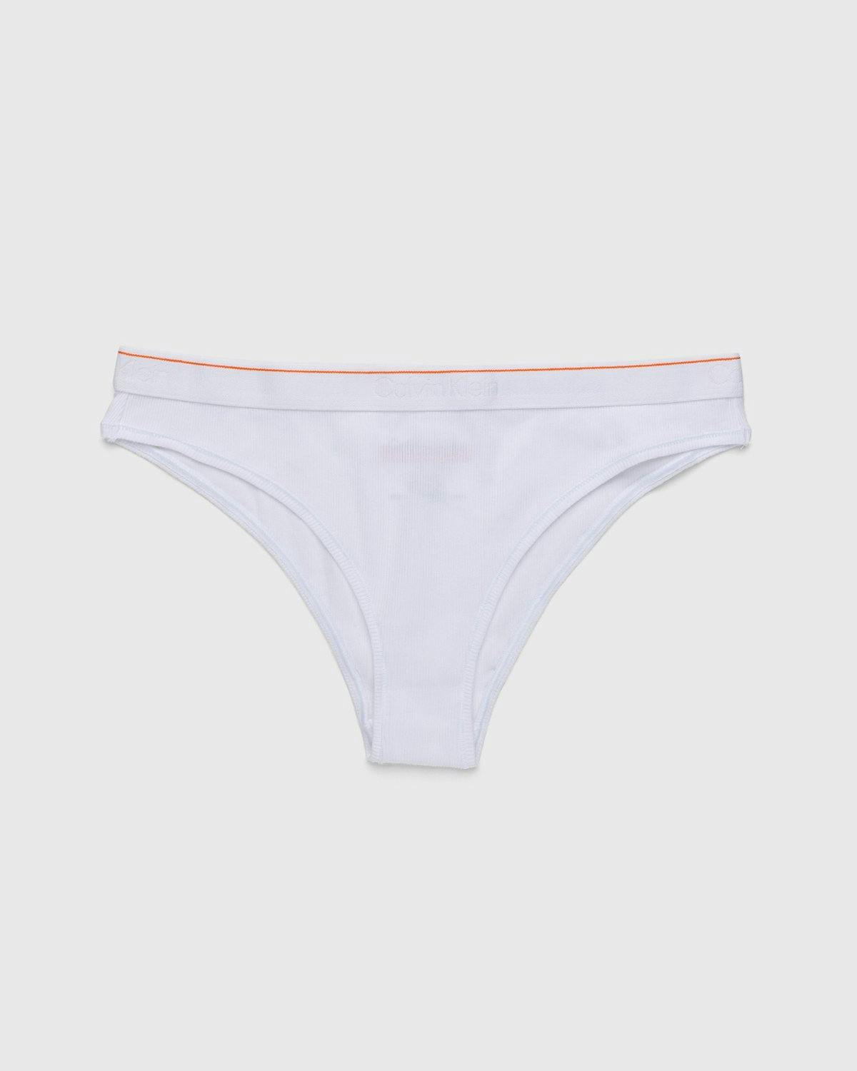 Heron Preston x Calvin Klein - Womens High Waisted Tanga White - Clothing - White - Image 1