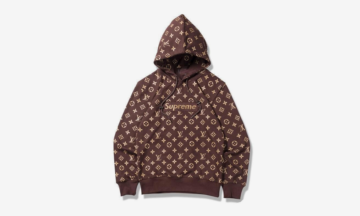 Ovrnundr on X: Supreme x Louis Vuitton “Brown” 1 of 1 hoodie is being sold  by @CruzBeckham gifted to him by Kim Jones only the “Red” colourway was  released to the public.