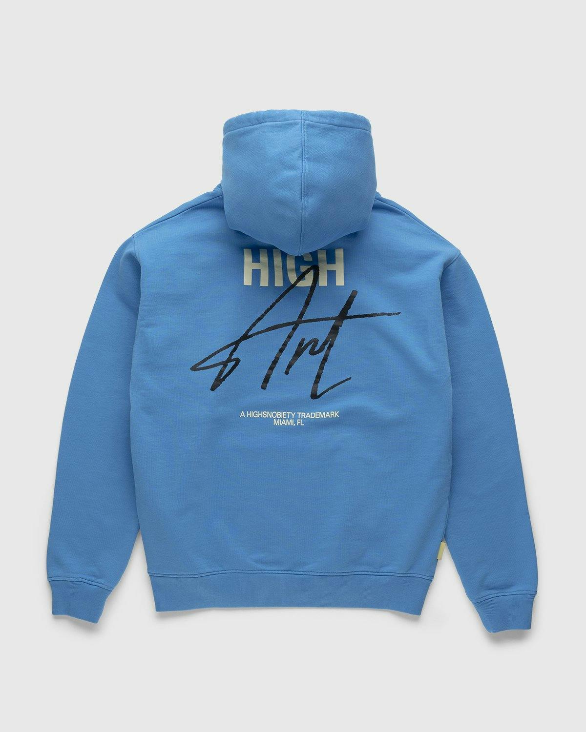 Highsnobiety - HIGHArt Hoodie Blue - Clothing - Blue - Image 1