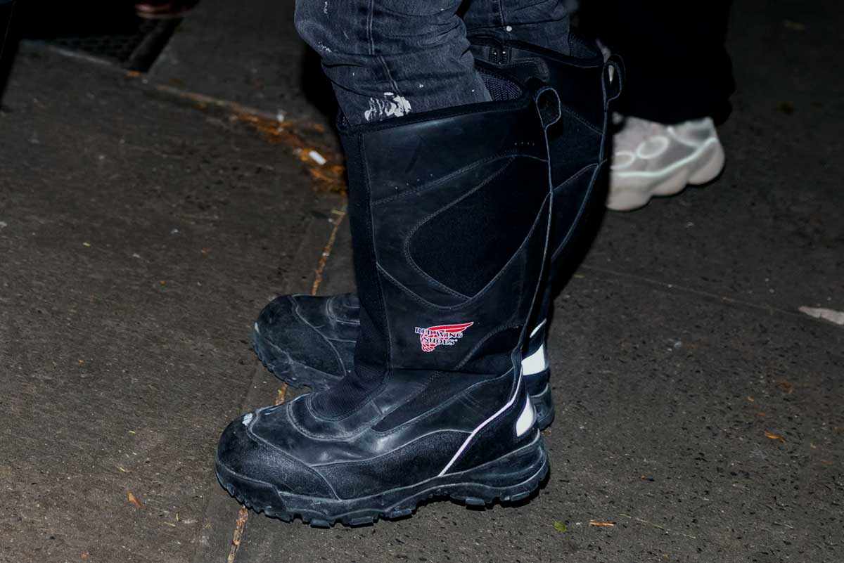 Kanye West Black Boots: Ye's Enormous Boots Are Way More