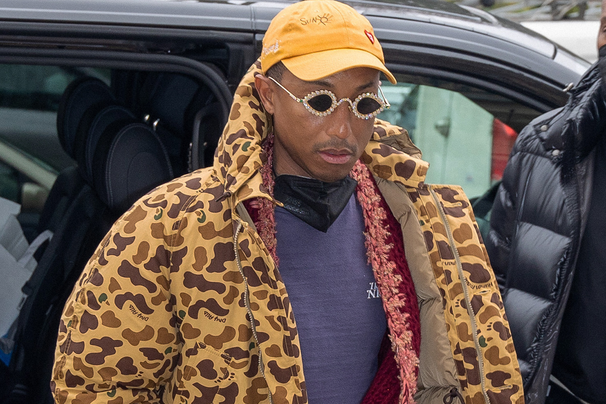 Pharrell Wears His Tiffany & Co. Collaboration in Paris