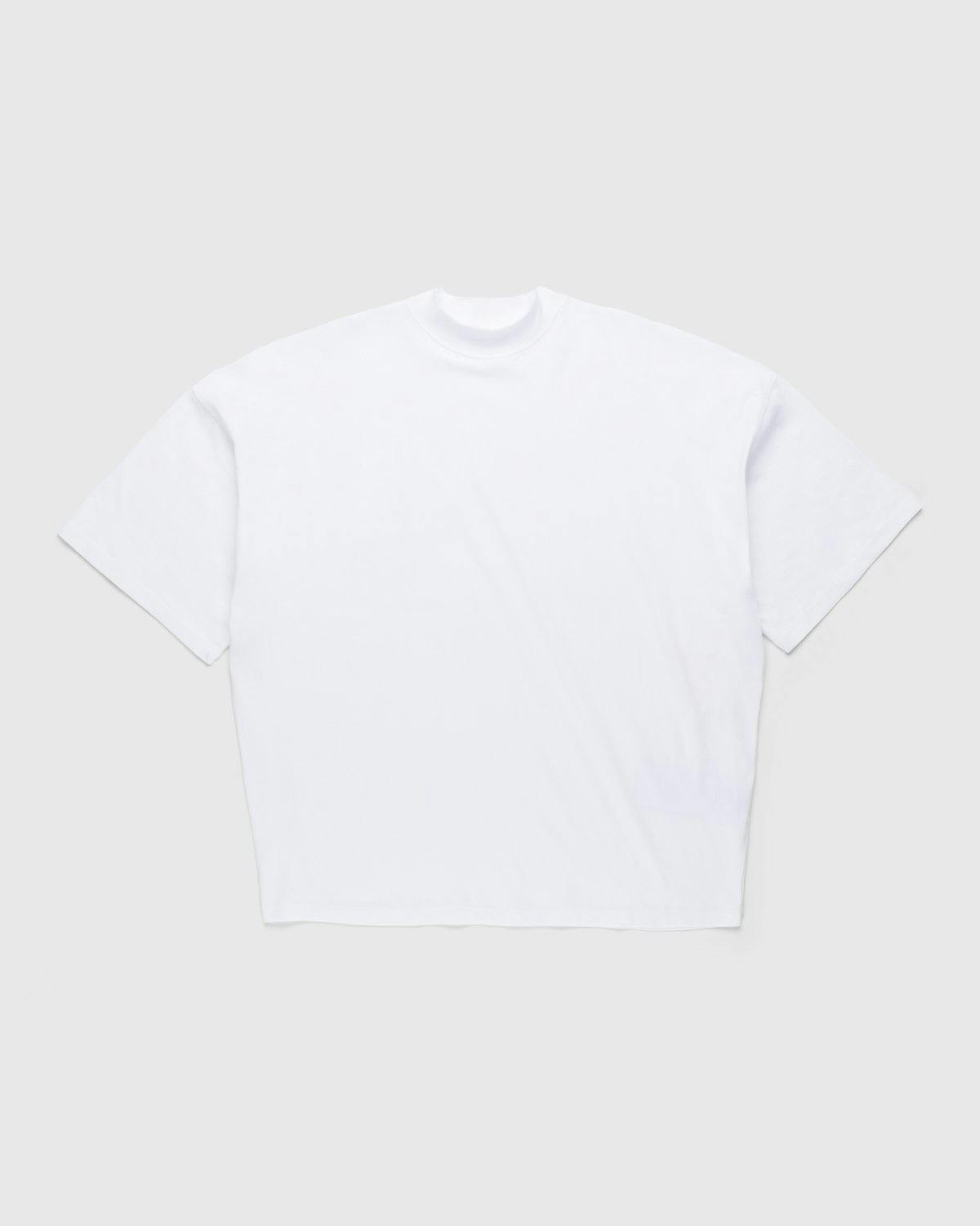 Jil Sander - Mock Neck T-Shirt White - Clothing - White - Image 1