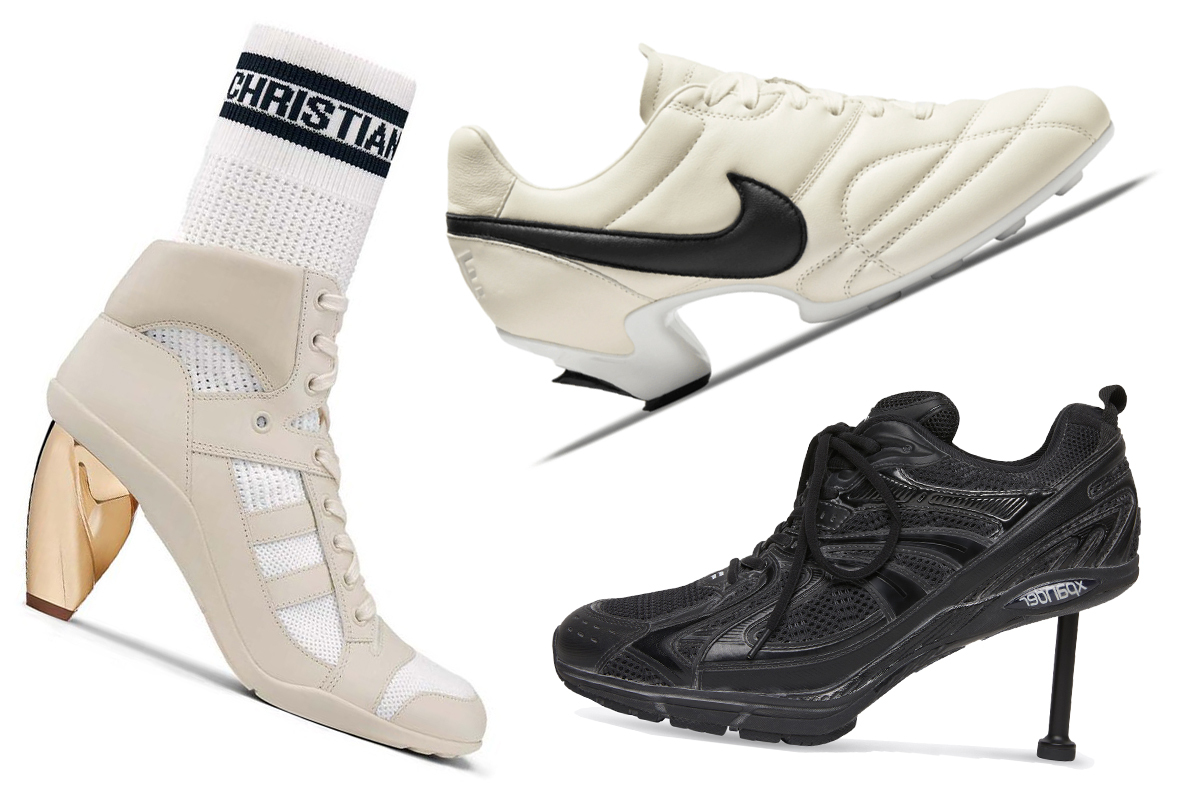 Designer Ancuta Sarca Reveals Custom Nike Football Boot High Heel Shoes -  SoccerBible