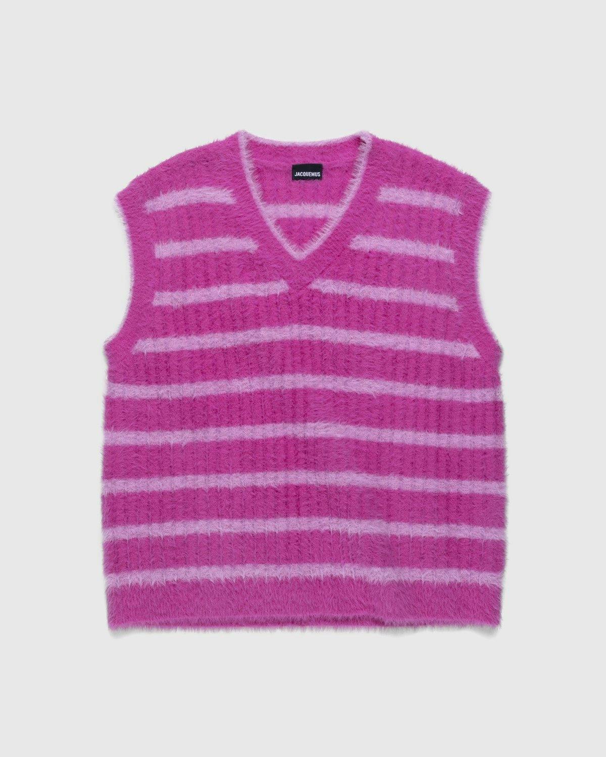 JACQUEMUS - Le Gilet Neve Multi-Pink - Clothing - Pink - Image 1