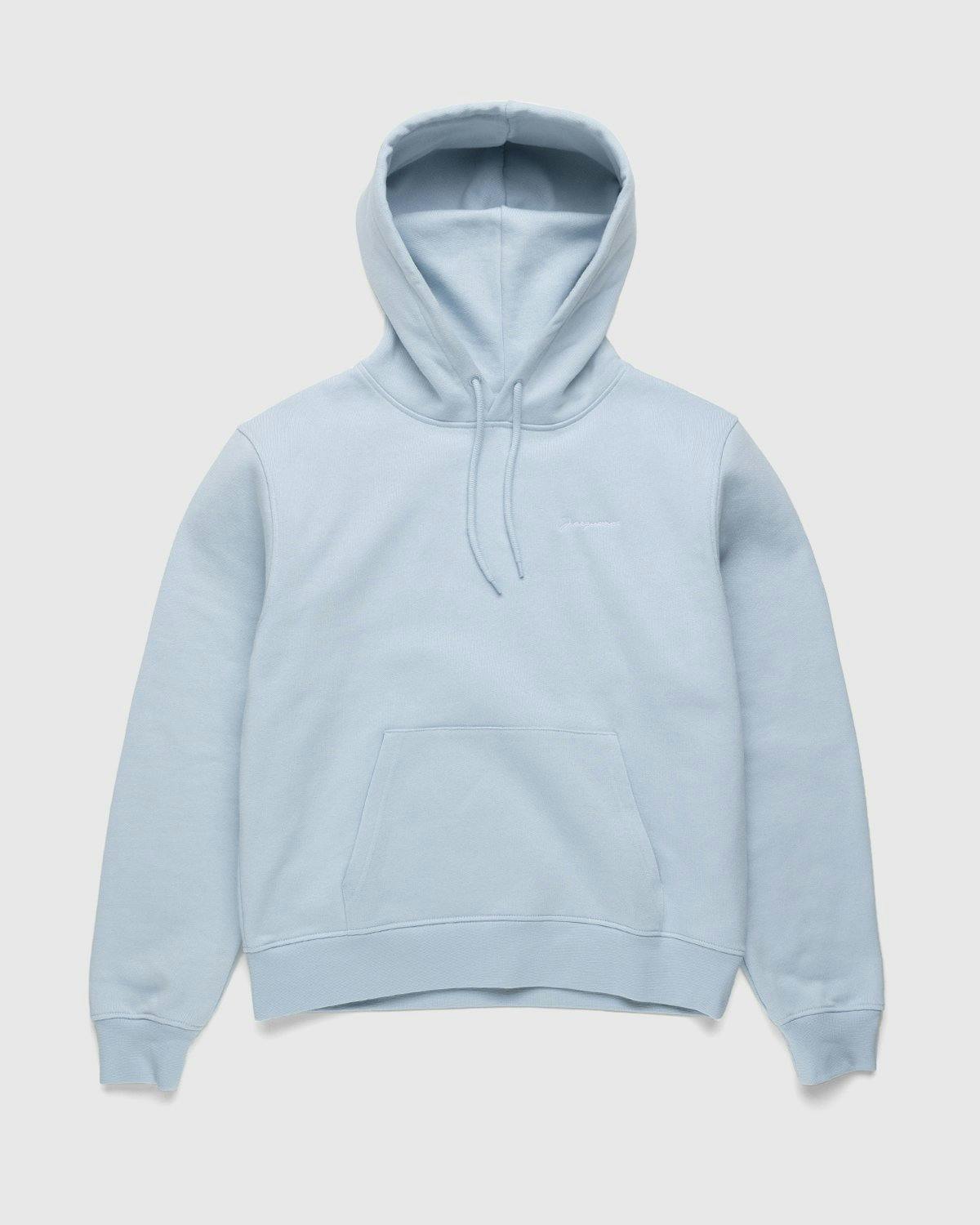 JACQUEMUS - Le Sweatshirt Brode Light Blue - Clothing - Blue - Image 1