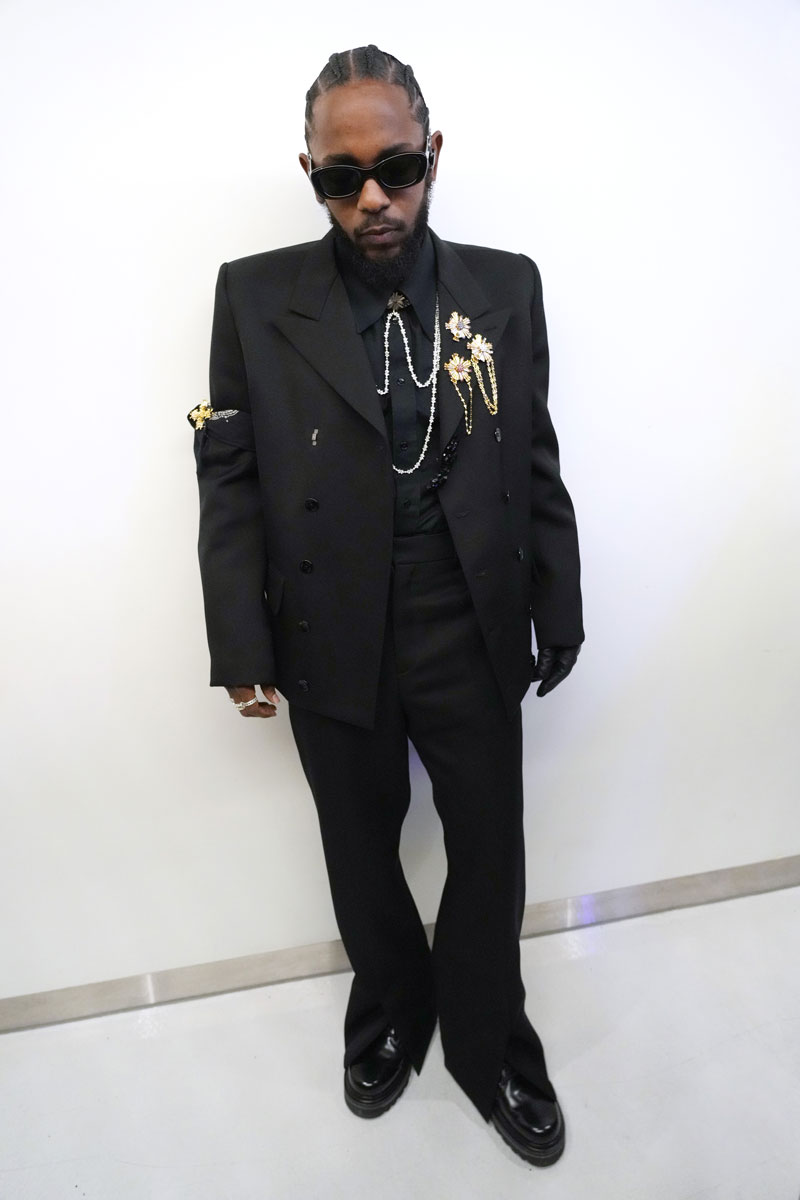 Kendrick Lamar Super Bowl 2022 Half-Time Show Louis Vuitton Suit