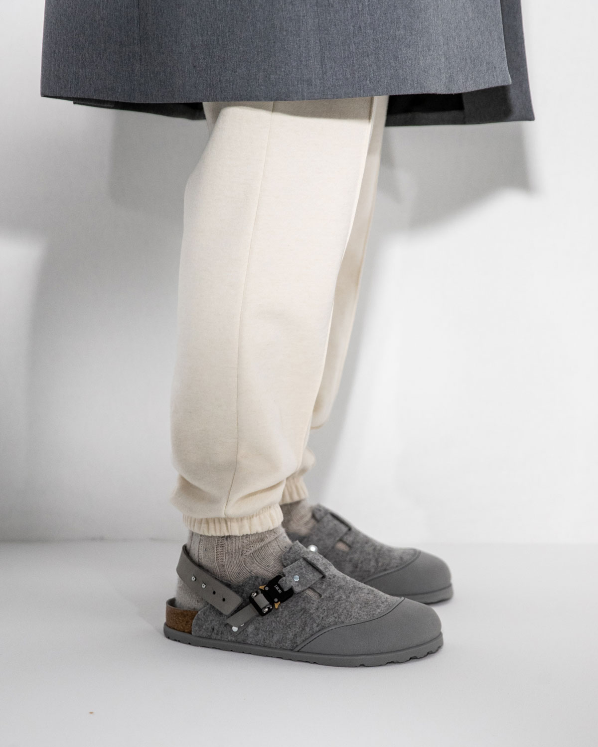 Dior X Birkenstock Milano Sandal Grey, Luxury, Sneakers & Footwear