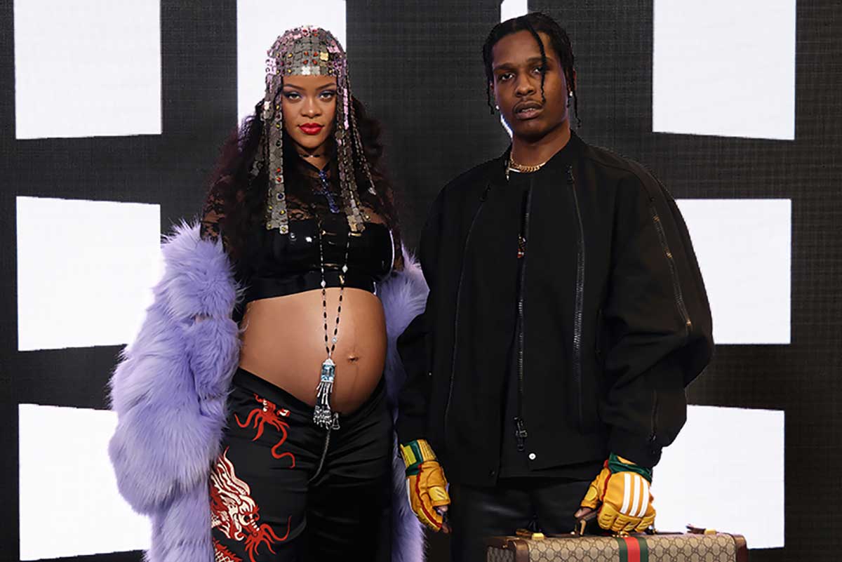 Rihanna & ASAP Rocky Wear Full Gucci at Milan Fashion Week