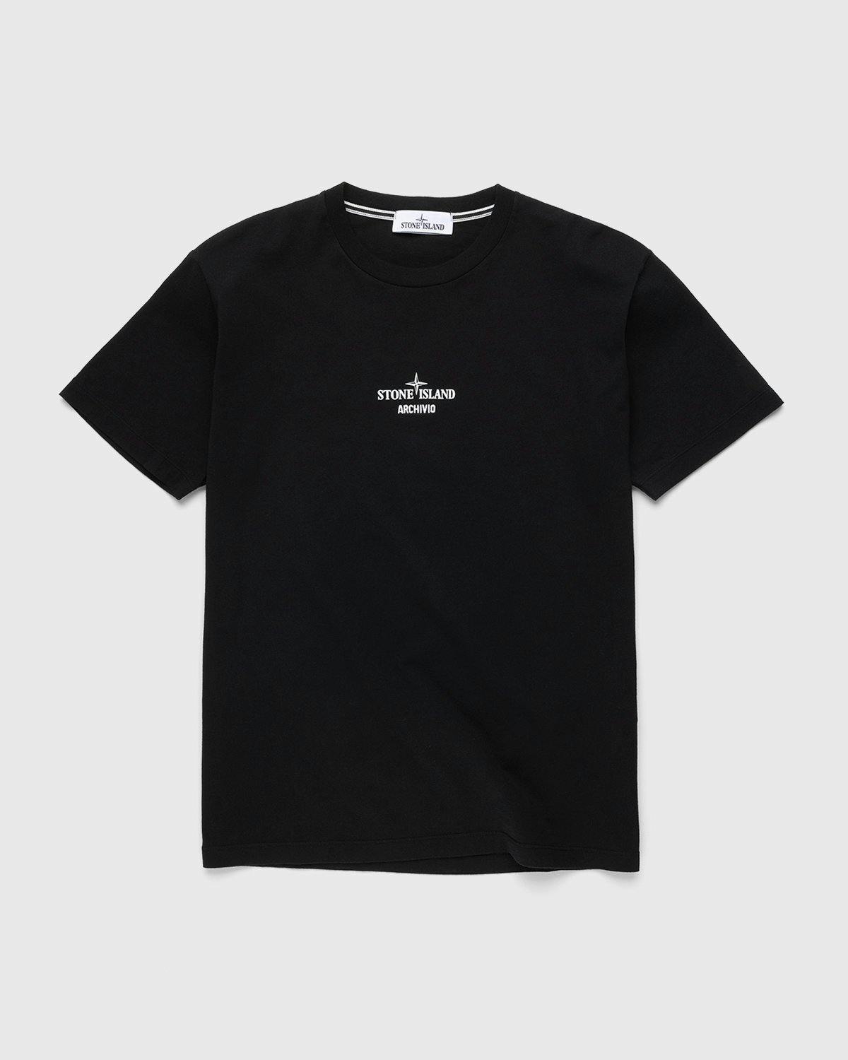 Stone Island – 2NS91 Garment-Dyed Archivio T-Shirt Black | Highsnobiety ...