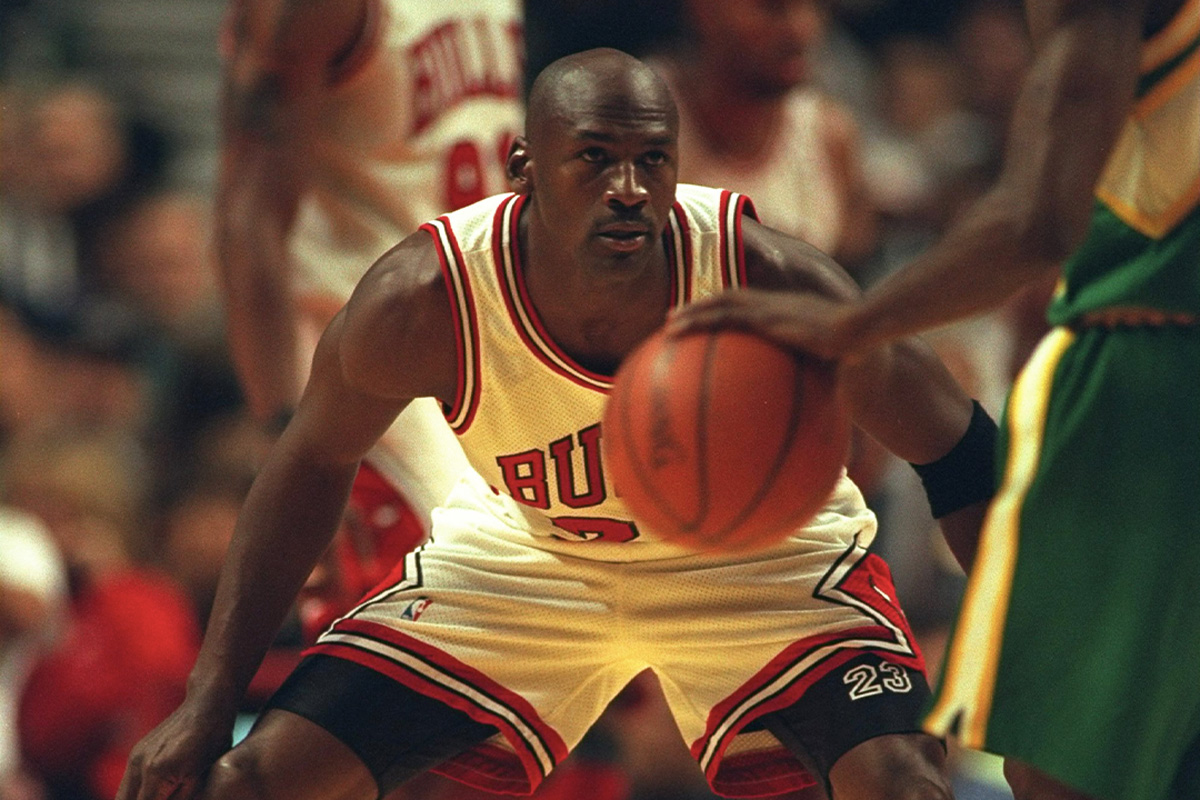 Nike Bulls Michael Jordan Rookie Road Jersey