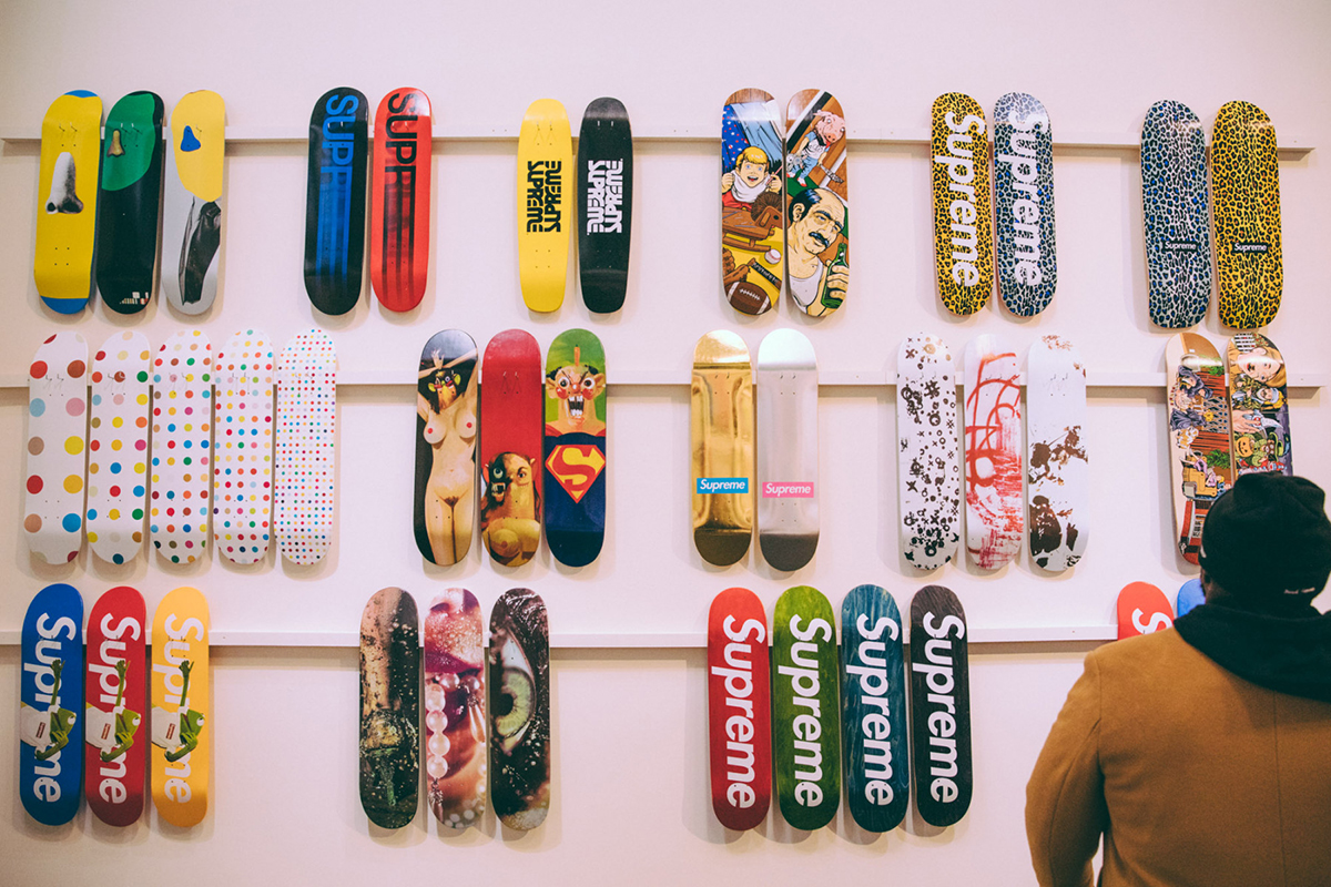 Sotheby's to auction off the complete set of Supreme skate decks