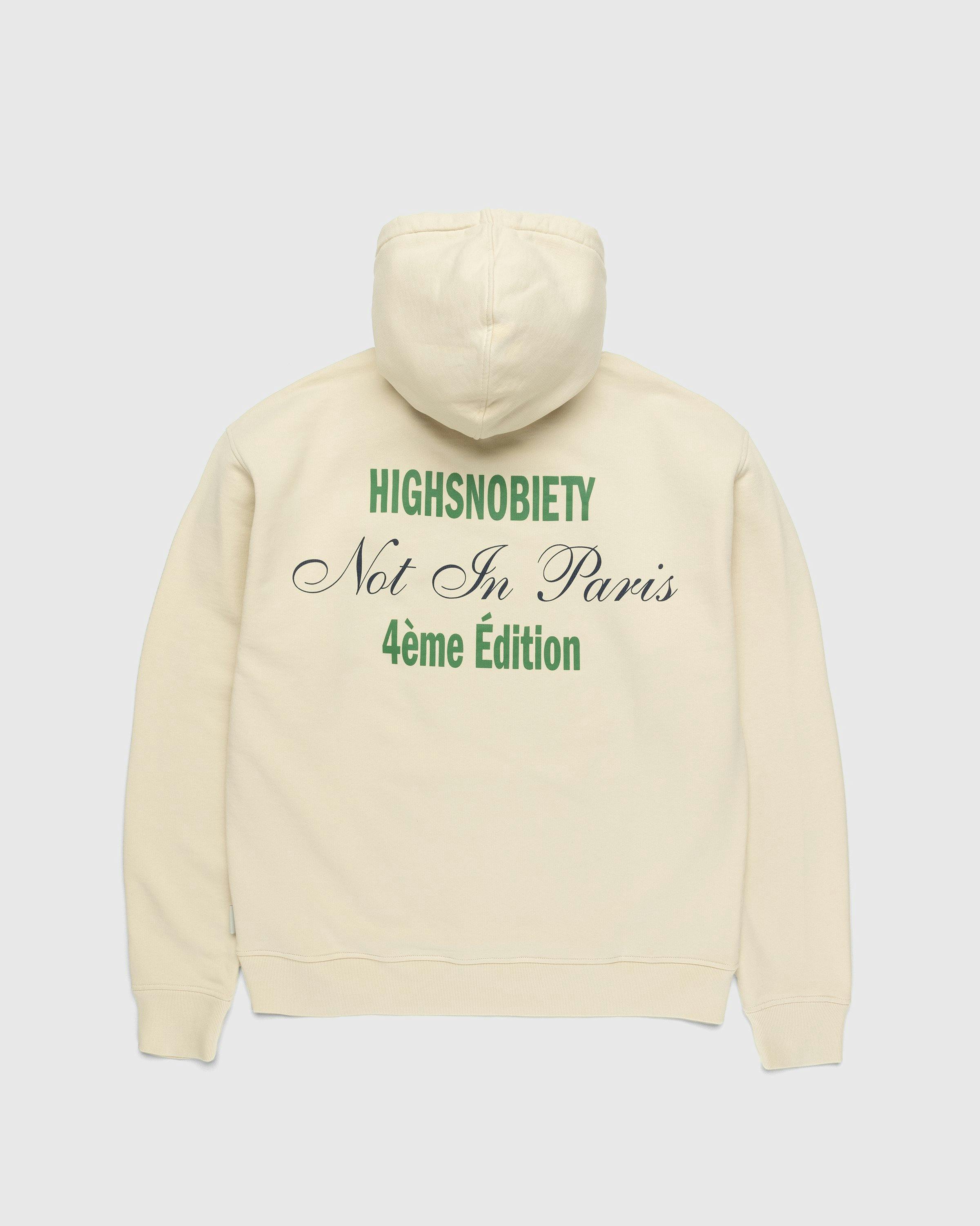 Highsnobiety - Not In Paris 4 Eiffel Tower Hoodie Eggshell - Clothing - Beige - Image 1