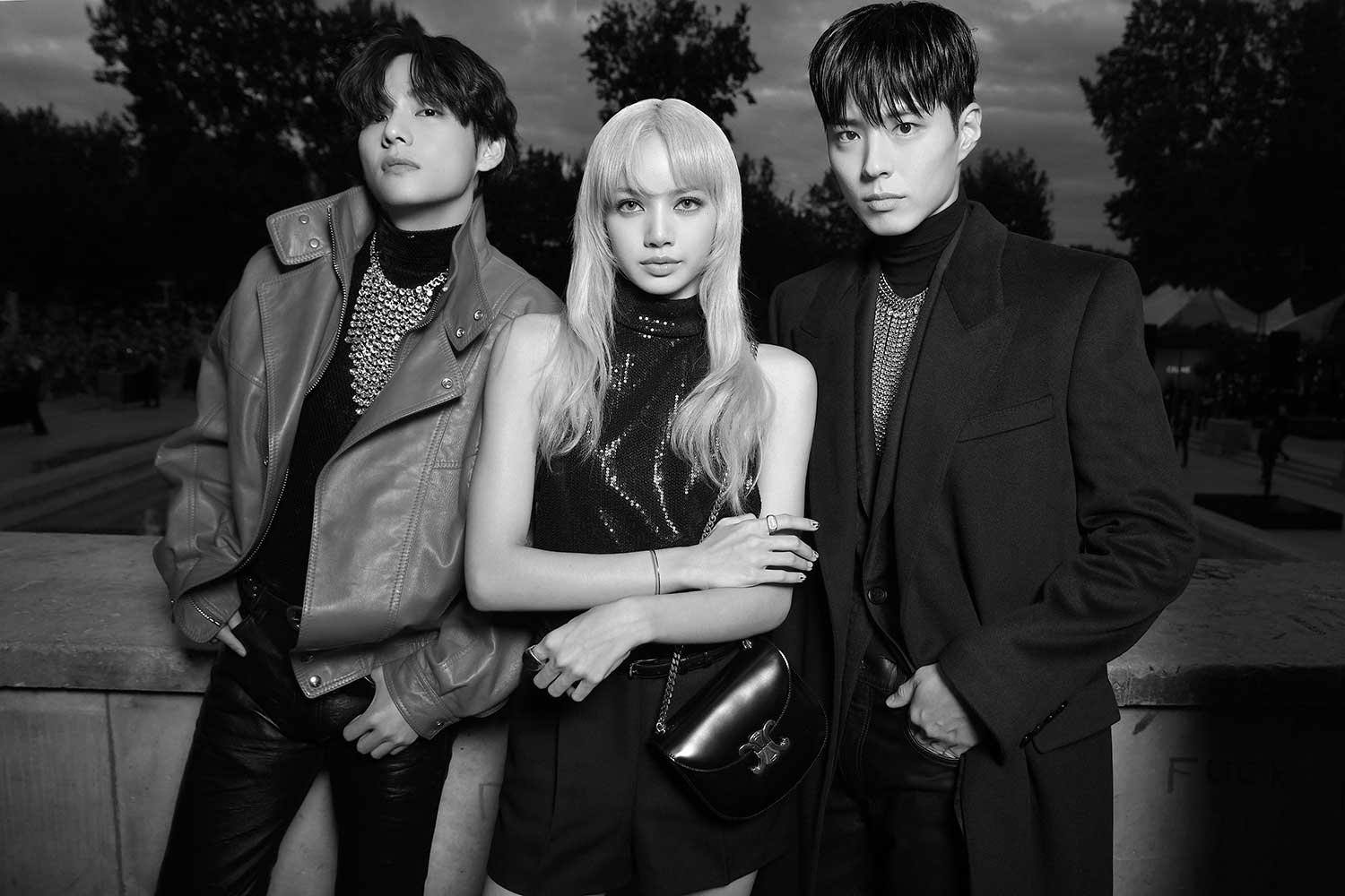 Lisa from BLACKPINK steps out in Paris for Celine Menswear SS23