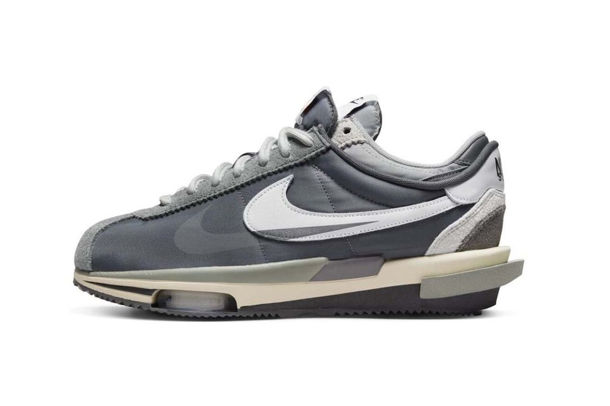 Begraafplaats Roman Machtig sacai x Nike Zoom Cortez "Iron Grey" Sneaker: Release Date, Price