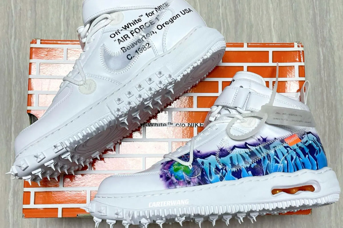Virgil is Still Here' with Nike AF1 Louis Vuitton - Pluriverse