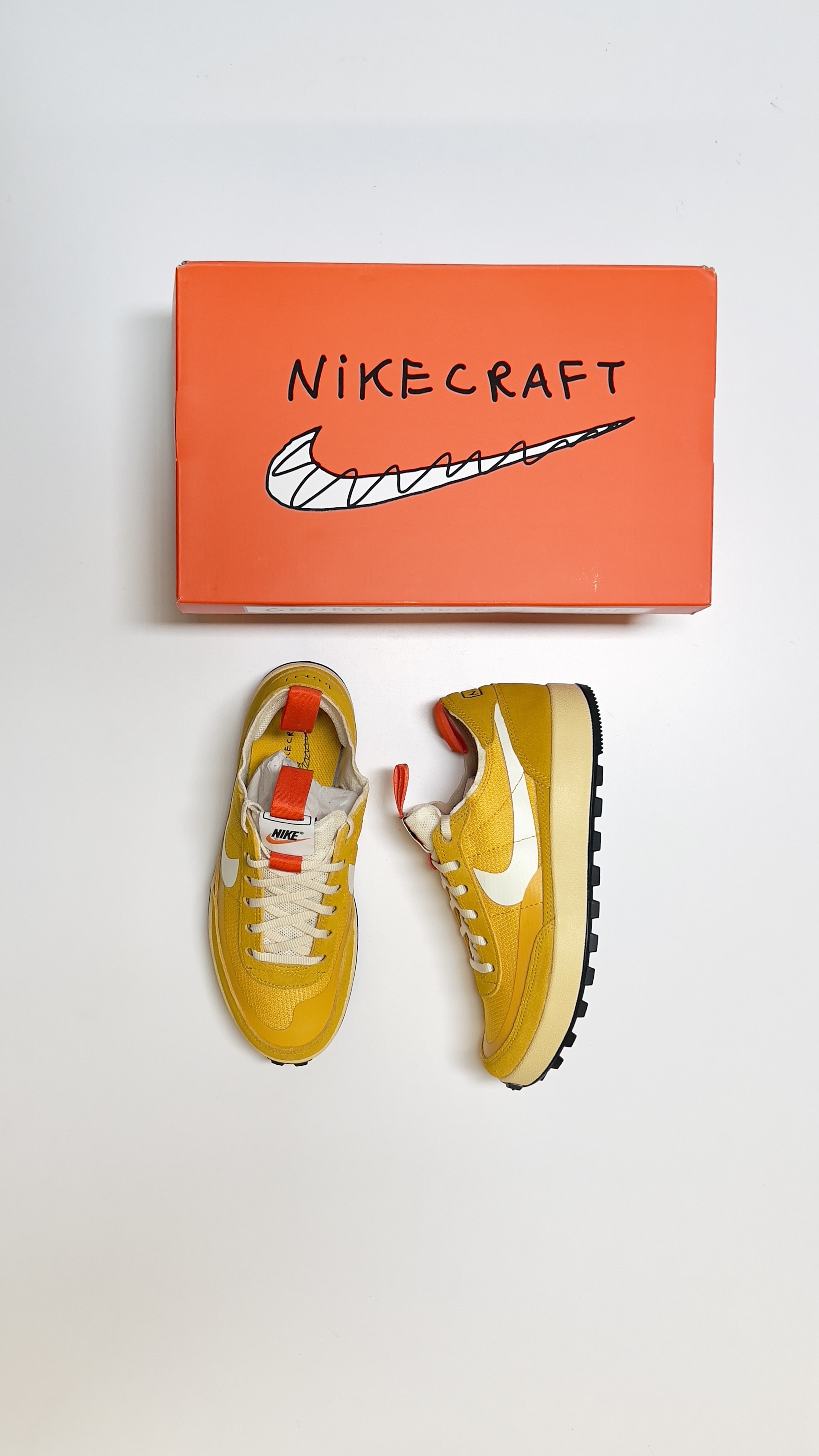 Did I get the WRONG size? TOM SACHS Nikecraft General Purpose Shoe Brown on  feet impressions 