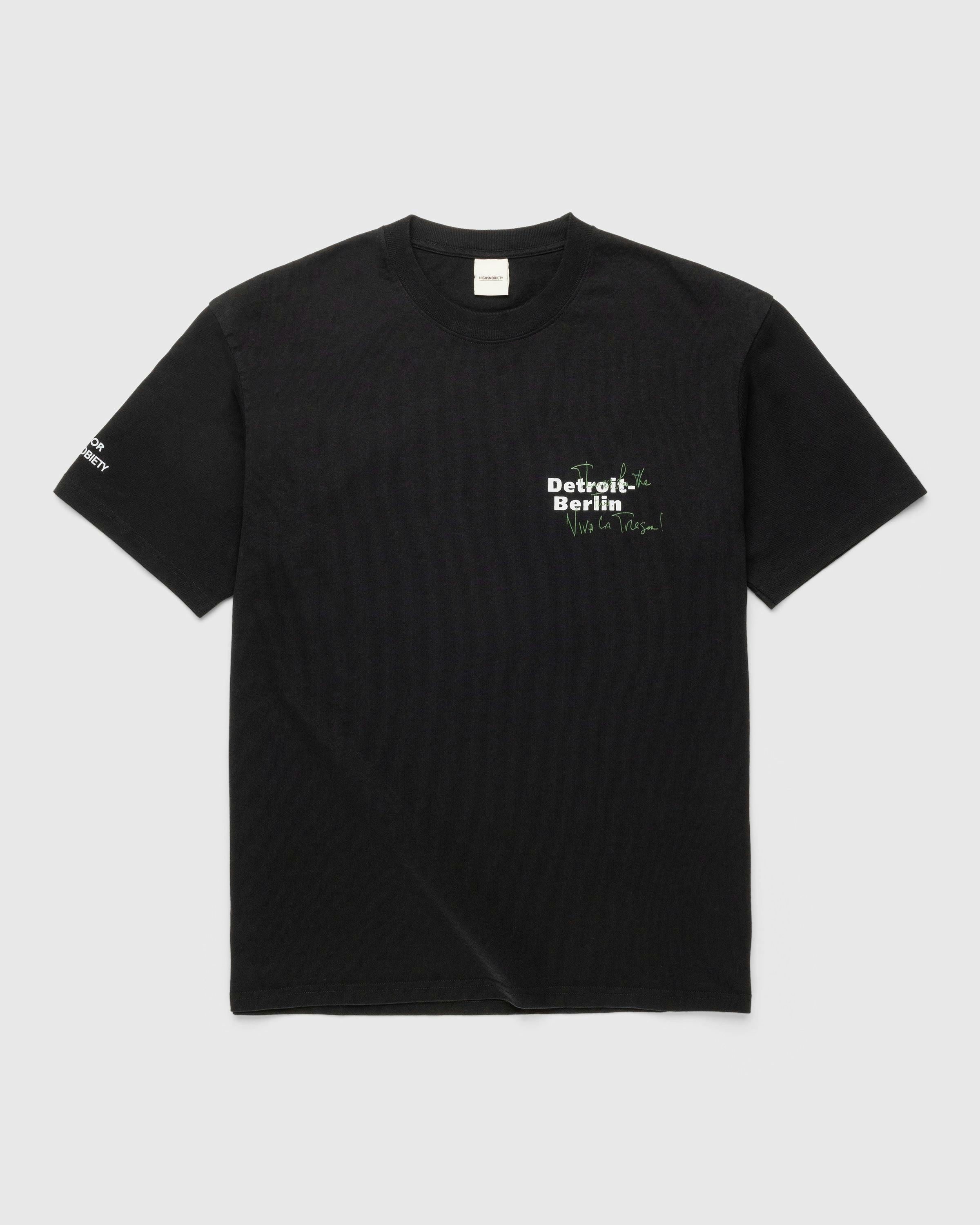 Tresor x Highsnobiety - BERLIN, BERLIN 3 Detroit Berlin T-Shirt Black - Clothing - Black - Image 1