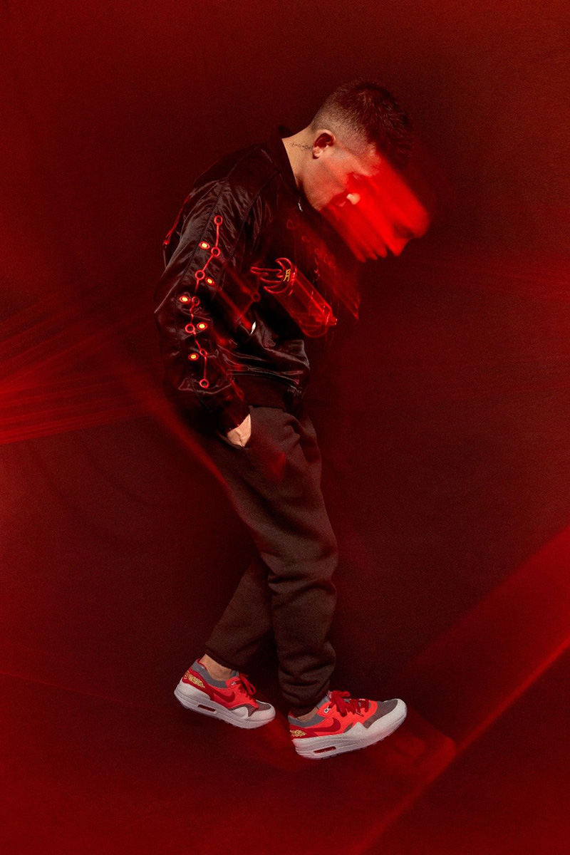 Nike CLOT x Air Max 1 'Kiss of Death - Solar Red