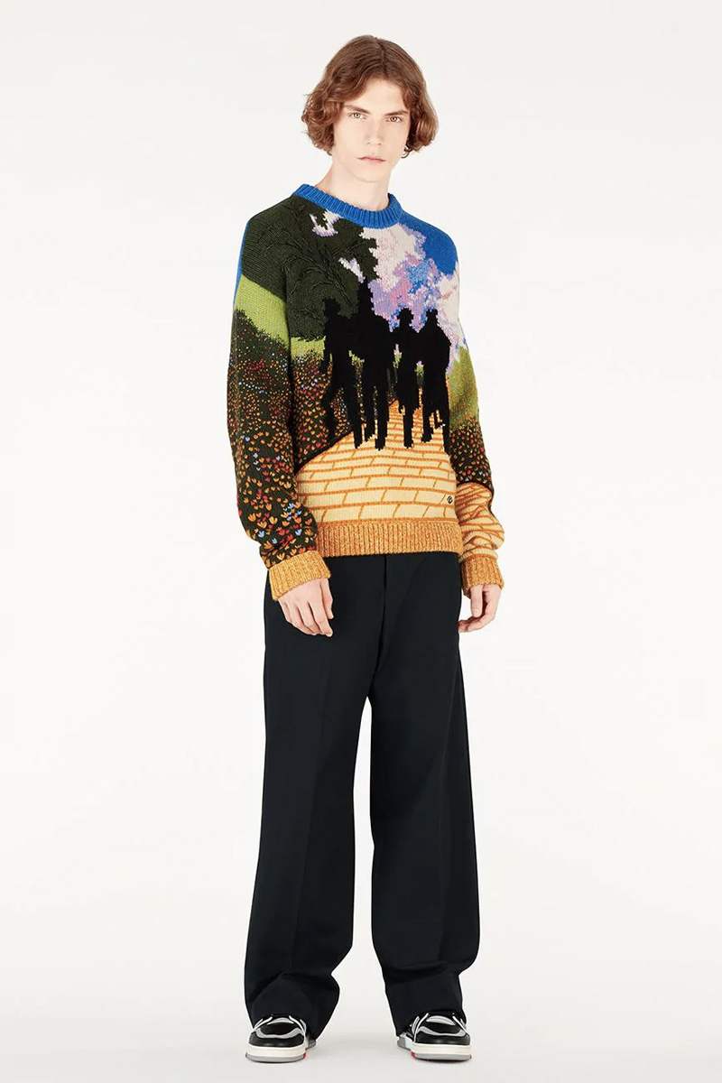 Louis Vuitton SS19 Yellow Brick Road Sweater  Instagram