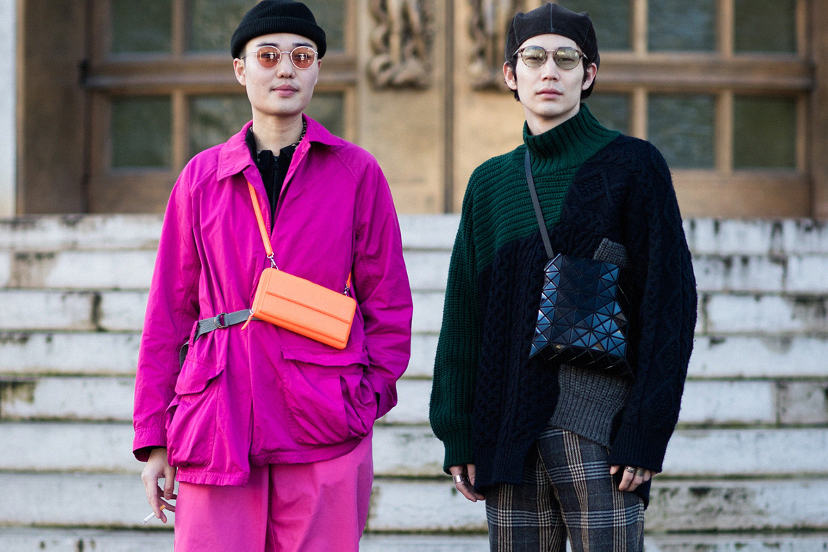 Shop Louis Vuitton Men's Pink Bags
