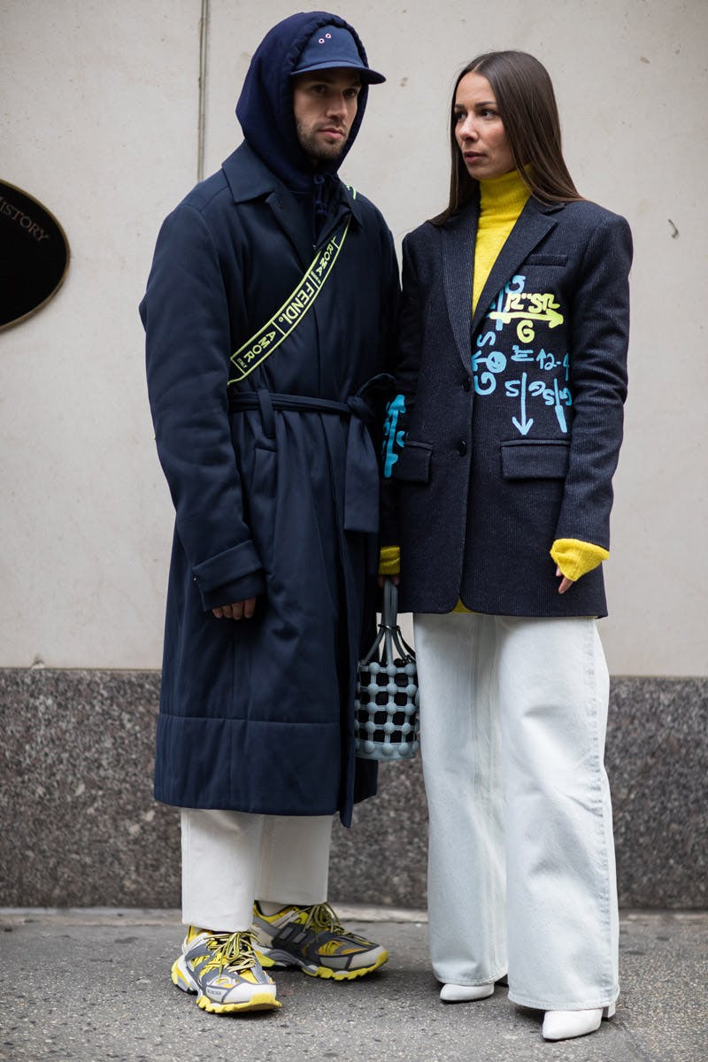 13new york fashion week fw19 street style Maison Margiela Margiela Tabis Martine Rose