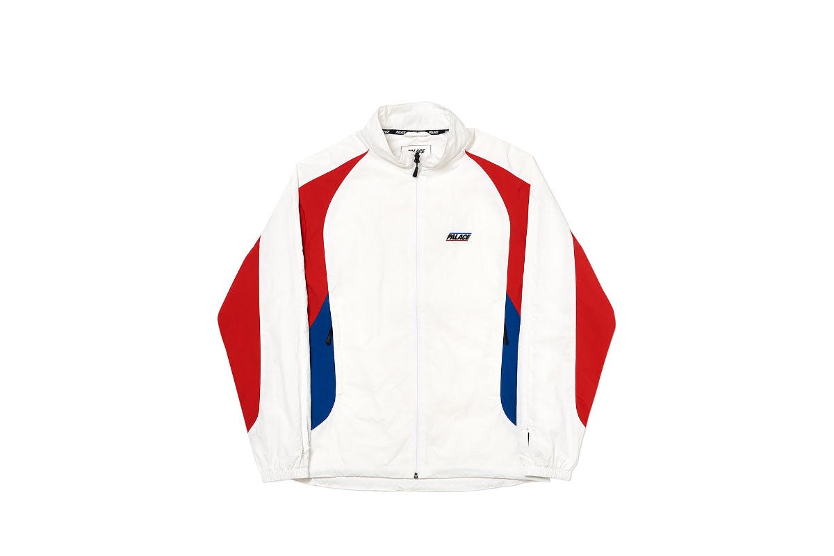 Palace 2019 Autumn Jacket revealer shell white front