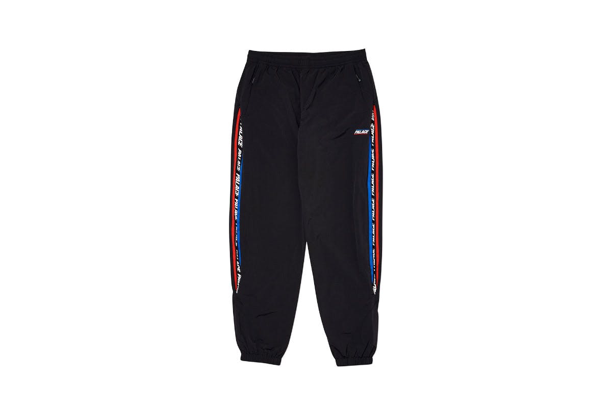 Palace 2019 Autumn Bottoms revealer shell black front zipper option